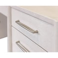 thumbnail image 6 of Executive Wood Double Pedestal L Desk Corner Table Office Storage White, 6 of 12