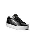 thumbnail image 1 of Tenis Puma Vikky Platform Ribbon Mujer Casual Charol negro 23.5 366419 01, 1 of 5