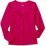 Secret Treasures - Women's Plus Long-Sleeve V-Neck Tee