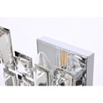 thumbnail image 5 of Elegant Lighting Value Picasso 2 light Chrome Wall Sconce Clear Royal Cut Crystal, 5 of 8