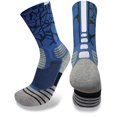thumbnail image 1 of Peformance Training Crew Socks | Elite Athletic Quality for Running, Cycling, Dead Lifting, Cross Training, and Sports [Small - Blue], 1 of 2
