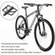 thumbnail image 5 of Pedales De Bicicleta, Pedales De Bicicleta De Montaña De Aluminio, Pedales De Bicicleta Durables Antideslizantes, Rodamientos Sellados A Prueba De Agua, Diseño Antideslizante De Doble Cara, Adecuado P Afortunado Sencillez, 5 of 5