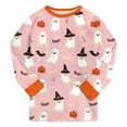 thumbnail image 6 of Gubotare Kids Halloween Pajamas Toddler Boys Pajamas Skeleton PJs Sleepwear Pant Sets Kids Jammies Size 7-8 (Light,7-8 Years), 6 of 8