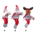 thumbnail image 4 of Advancent Navidad cortina hebilla Tieback Santa Claus muñeco de nieve ciego retención abrazadera ventana decoración Navidad Año Nuevo decoración Kits de decoración para fiestas Alce Advancent HA070331-03, 4 of 6