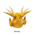 thumbnail image 1 of Praeter Electric Dancing Turkey Hat Thanksgiving Christmas Holiday Party Supplies Decoration Toys, 1 of 6