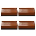 thumbnail image 1 of Paquete de 4 almohadillas cuadradas antivibración para pies de lavadora, 1 of 8