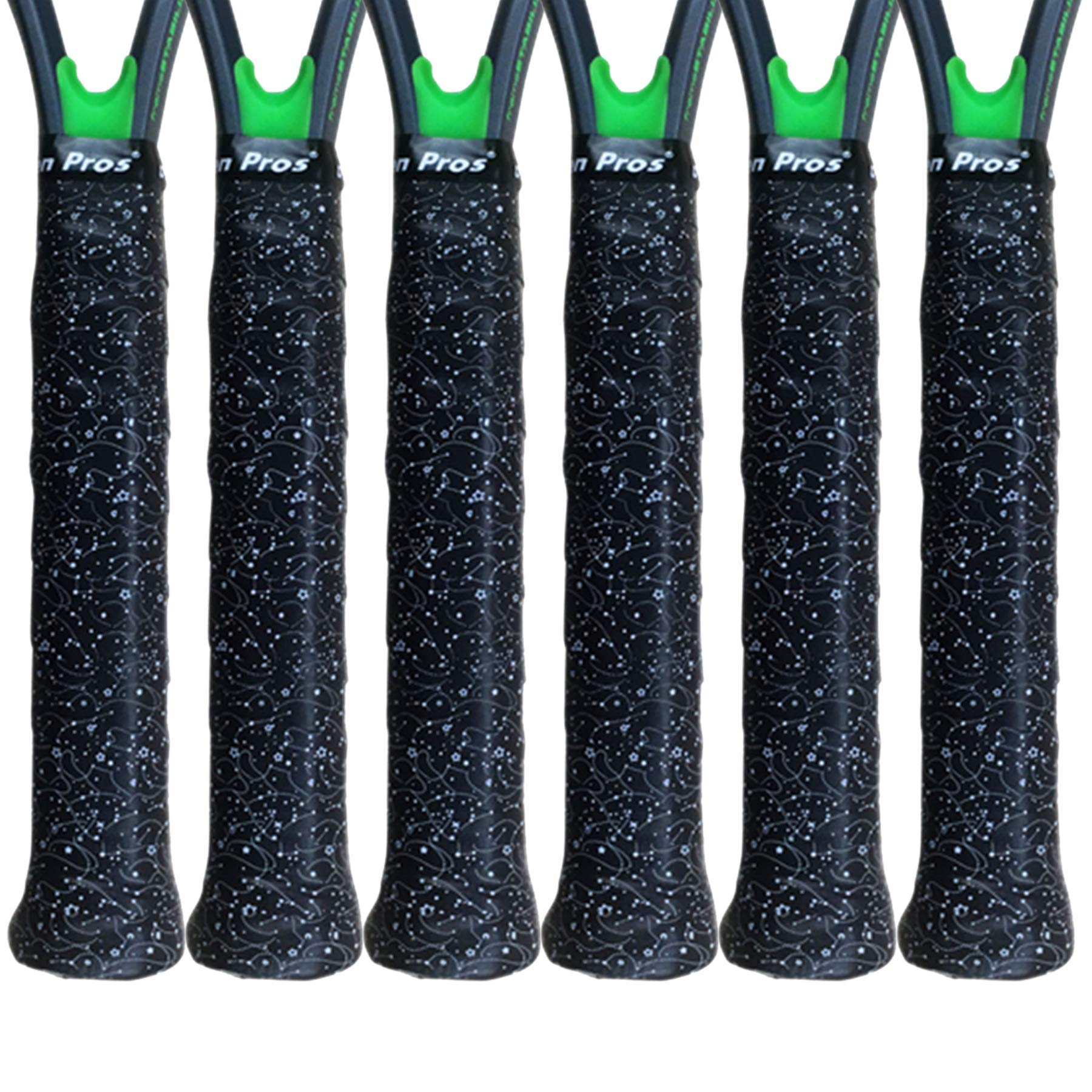 Patterned Performance Tennis Overgrip – Tacky & Absorbent, Anti-Slip Grip For Tennis, Badminton, Pickleball