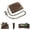 Rustic with Chain, variant on RFID safe Leather Bifold Chain Wallet for Men Snap Closed Crazy Horse – J600