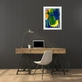 thumbnail image 3 of Cartissi 25x32 White Modern Wood Framed Museum Art Print Titled - Brights Strokes I, 3 of 4
