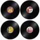 thumbnail image 1 of 4x Placemats - Vinyl Records, 1 of 5