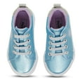 thumbnail image 2 of Disney Girl’s Frozen Shoes, Casual Lace Up Printed Magical Frozen Anna, Elsa Sneakers Light Blue - 6, 2 of 5