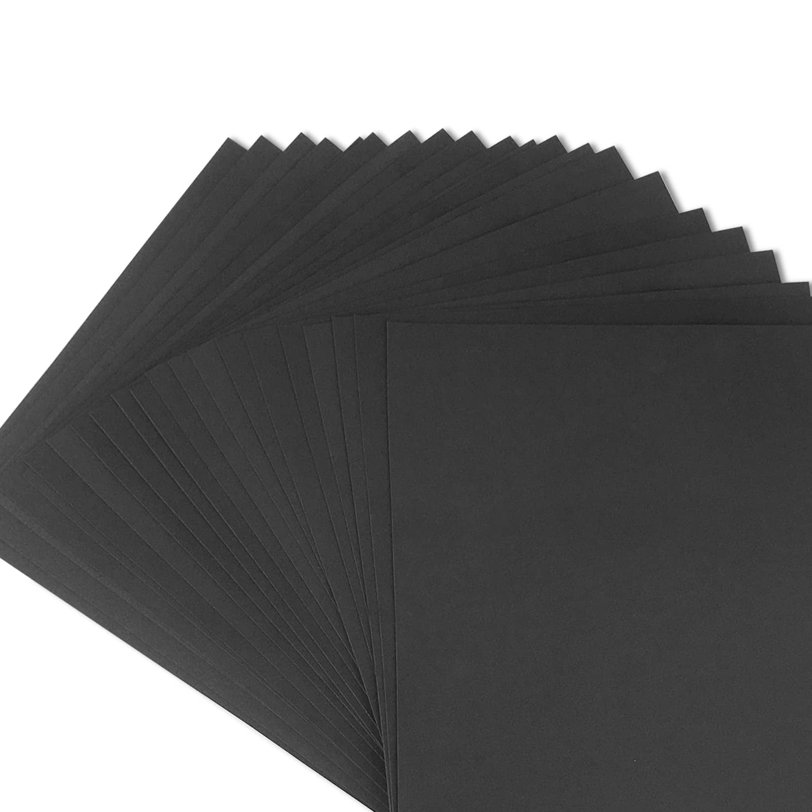 24 PCS Black EVA Foam Sheets 1mm Thick 15.7 x 11.8 Inches Craft Foam Paper for for Card Making, Crafting, DIY Project, Stamp, Scrapbooking, Cosplay