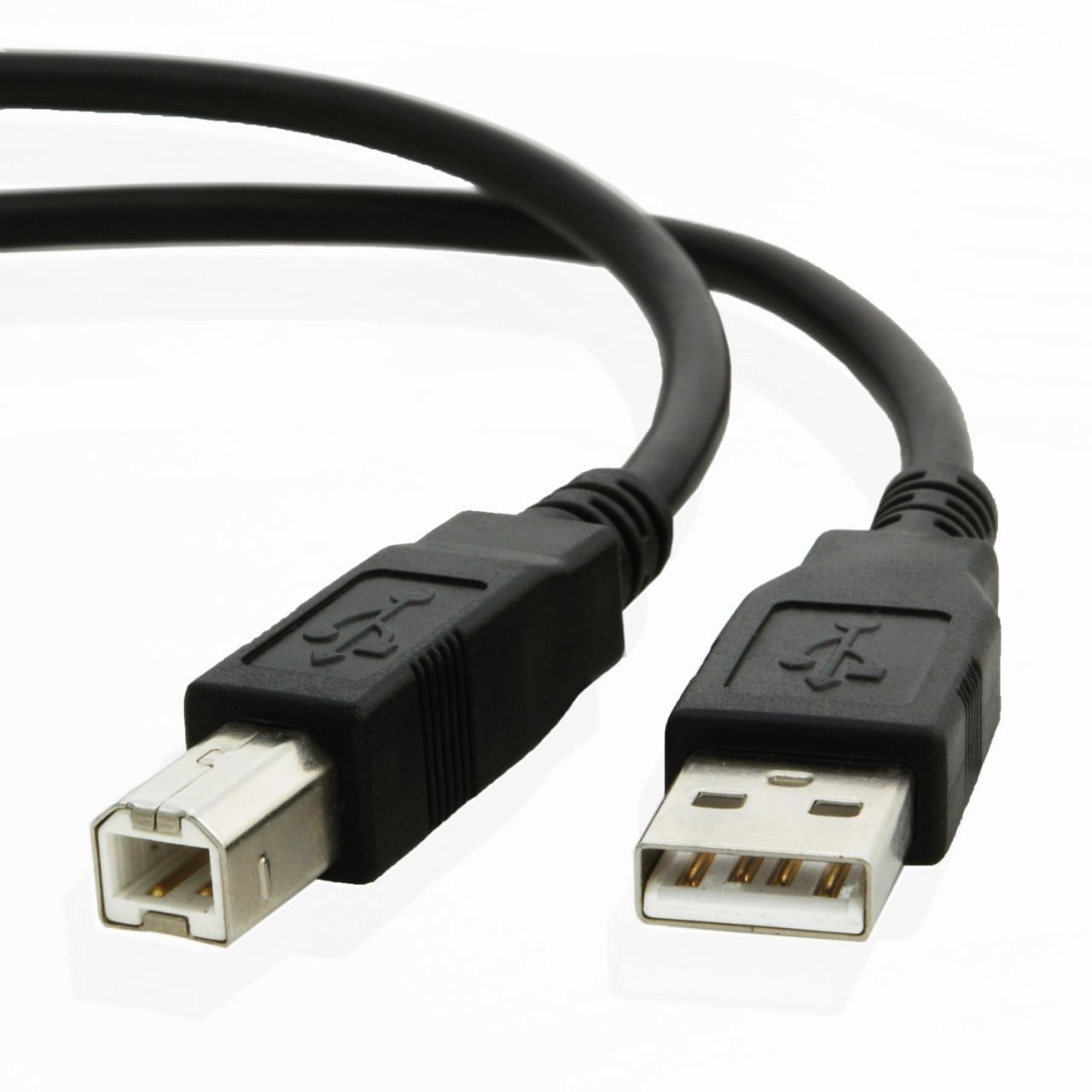 50ft USB 2.0 Extension & 10ft A Male/B Male Cable for HP Laserjet p1005 Printer