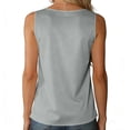 thumbnail image 4 of Qwertyu Womens Silk Satin Tank Tops Summer Camisole 2026 Sleeveless Blouse Dressy Casual Basic Tank Shirt Light Gray L, 4 of 4