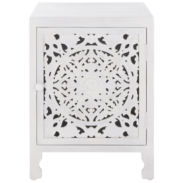 bali & pari Oleta Modern Bohemian Rattan 2-Drawer Nightstand main image 1