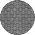 thumbnail image 1 of Ahgly Company Tapis d'Intérieur Ronds Transitionnels Gris Gray Lavables à la Machine, 4 Pieds Rond, 1 of 7