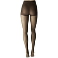 thumbnail image 1 of Hanes 717 Collants Transparents pour Femmes Silk Reflections Control Top Taille - Ij, à Peine Noir, 1 of 4