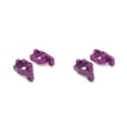 thumbnail image 3 of Vogacara Copa de rueda trasera de 2 piezas, gran Material de dirección, tipo C, práctico para instalar, cambio directo decorativo para modelo RC Violeta 2piezas Vogacara CBP203207, 3 of 5