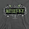 thumbnail image 2 of Beetlejuice Movie Logo Unisex Adult Pull-Over Hoodie,Charcoal, Small, 2 of 6