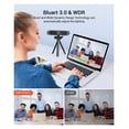 thumbnail image 3 of Caméra Web HD 4K 8MP avec Microphone Antibruit/ Couvercle de Confidentialité/ Caméra Web USB pour Réunion Vidéo, 3 of 6