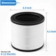 thumbnail image 2 of Filtros de aire VACUSHOP True HEPA para purificadores de aire Holmes 360 y Bionaire 360 (paquete de 2), 2 of 6
