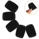 thumbnail image 2 of 12 fundas de espuma para micrófono, protectores antiviento para micrófono de mano, reducción de ruido, color negro, 2 of 7