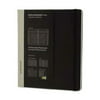 Moleskine Professional Notebook, Hardcover, 1 Subject, Narrow Rule, Black Cover, 9.75 x 7.5, 192 Sheets (PROPFNTB4HBK)