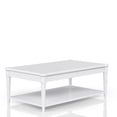 thumbnail image 4 of I Home Furnishings Wilmington Wood Top Cocktail Table W/ Casters-White, 4 of 9