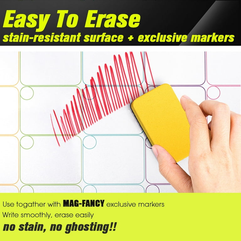 Magnetic Whiteboard Contact Paper Wall Stickers Portable Fridge Freezer  Drawing Blackboards Erasable - AliExpress