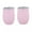 pink, variant on HDMY 12oz Wine Tumbler Multi-Purpose Cup, Exquisite Egg-Shaped Cup, Stainless Steel Insulated Tumbler, Wedding and Household Items, Purple