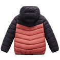 thumbnail image 4 of Ruyang Teen Boys Winter Quilted Puffer Jacket Girls Padded Warm Coat Mock Neck Zip Up Lightweight Hooded Down Outerwear, 4 of 8
