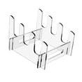 thumbnail image 4 of Soporte para platos de acrílico multicapa extraíble, organizador para utensilios de cocina 3 niveles, 4 of 9