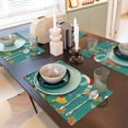 thumbnail image 6 of Placemats Set of 4 / 6, Ho Ho Ho Placemats for Dining Table Indoor/Outdoors Heat Resistant Washable Placemats 18" x 12", 6 of 8