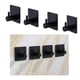 thumbnail image 4 of Ganchos para ropa ANGGREK Gancho de Pared adhesivo cuadrado negro 4 piezas 1 caja, 4 of 8