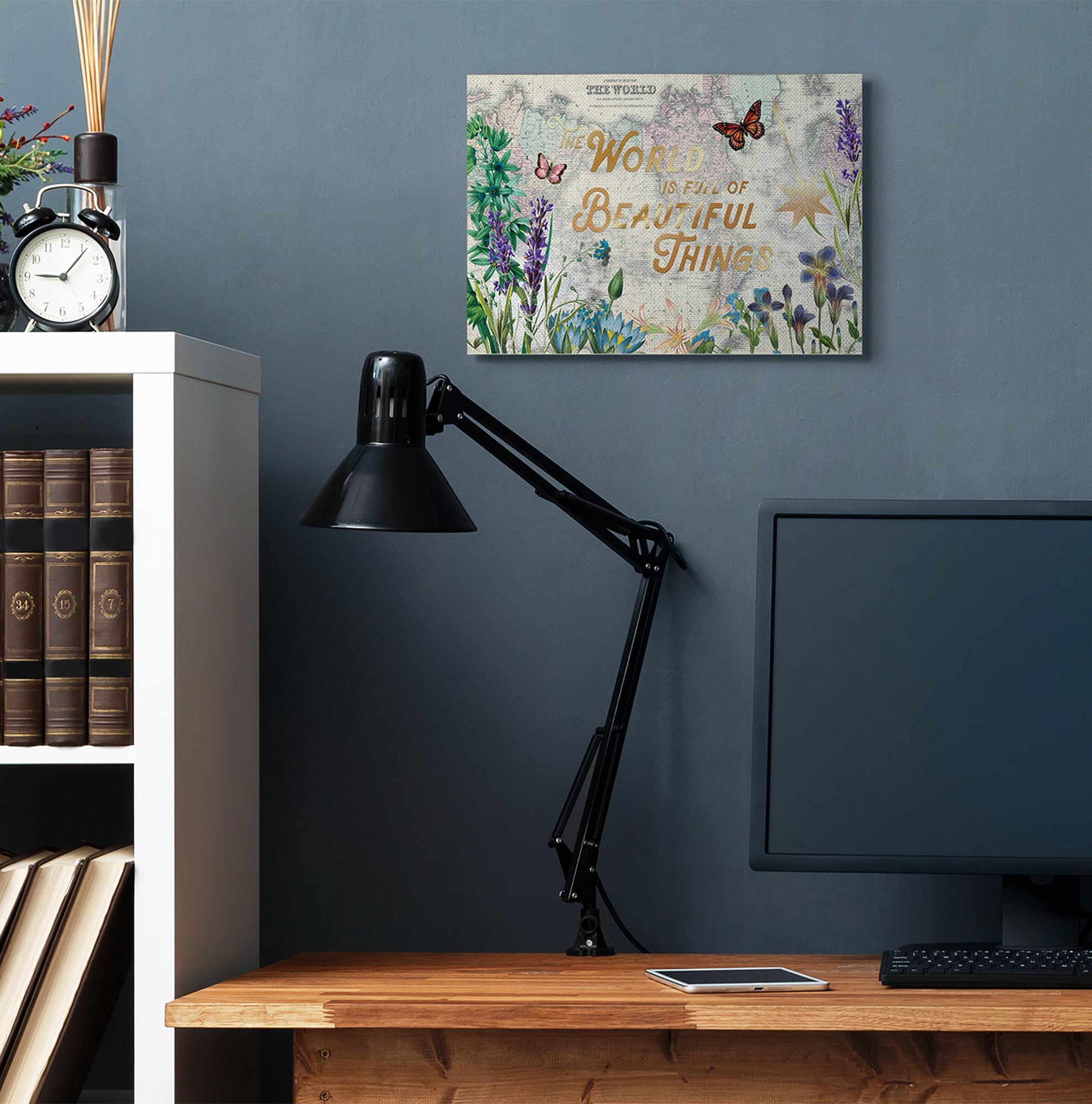 Stupell Home Décor Framed Canvas Art Print, 2" x 17"