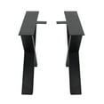 thumbnail image 5 of Home Soft Things Table Leg - X-Type - Black - 61X45.7X58CM(18"), 5 of 5