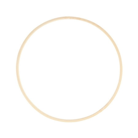 FRCOLOR Beige Wooden Round Fan Frame for DIY Dream Catcher Hoops and Holiday Room Decorations