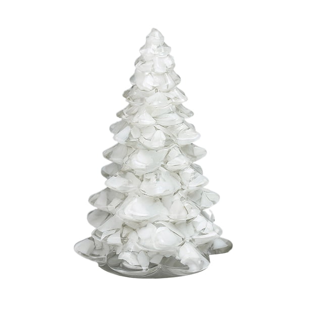 Regalo De Navidad Árbol De Navidad Decoraciones Navideñas Mini Decoraciones Para El Hogar Navidad Adornos De Mesa Para Navidad Adornos Decoraciones Resina Y Piedras De Cristal Energía
