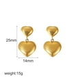 thumbnail image 6 of 18K Karat Gold Plated Earrings for Women Stainless Steel Earrings Jewelry for Her Birthday Gifts, 6 of 13