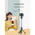 thumbnail image 3 of XT02 Bluetooth selfie stick, integrated rotating tripod, compatible with mobile phones, portable and multifunctional for live streaming and selfie, 3 of 6
