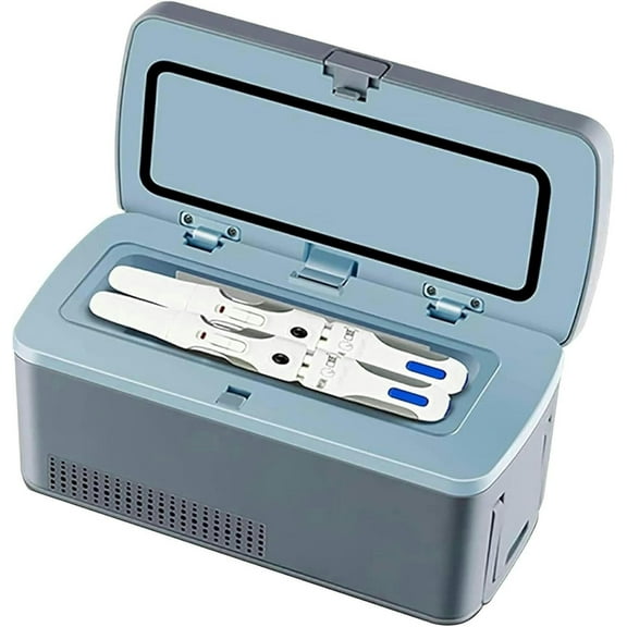 GXCZ Mini Medicine Refrigerator, Travel Box With Insulin Cooler, Portable Insulin Refrigerator, Medicine Refrigerator, 10200mAh Lithium Battery For Automobiles, Household, VIA