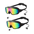 thumbnail image 3 of harper 2 Pcs Lunettes de Natation pour Hommes Femmes Adultes Vue Grand Résistantes à l'Eau Style E, 3 of 9
