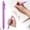葡萄紫, variant on 1.0mm Black Ink Retractable Ballpoint Pen Click Type Smooth Writing Pen Bold Line Stationery for Office Student