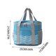 thumbnail image 3 of Bolsa isotérmica con forma de H, bolsa de almuerzo de papel de aluminio grueso, bolsa de almuerzo para trabajadores de oficina, estudiantes, bolsa Bento para preparación de comidas, porta almuerzo, 3 of 7