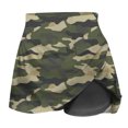 thumbnail image 7 of Lcziwo Athletic Skorts for Women Mid Waisted Tummy Control Camo Skirts Tennis Workout Yoga Running Skirts Casual Dressy Summer 2025 Skorts Camouflage,M, 7 of 7