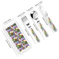 thumbnail image 2 of Salouo German Shepherd Dog Pattern 3 Pieces Toddler Utensils, Kids Silverware Set Stainless Steel Utensils for Kids Children Safe Spoons Forks & Knife Dishwasher Safe, 2 of 8