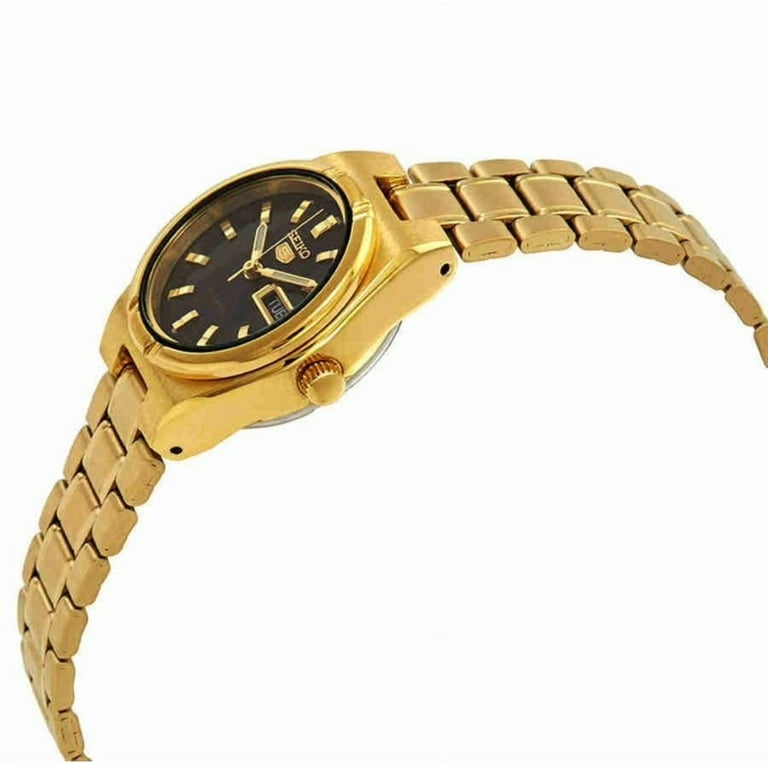 Seiko SYM602 Series 5 Women's Automatic Watch - Gold-Tone