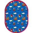 thumbnail image 7 of Bookworm (Spanish) 3'10" x 5'4" Area Rug In Color Blue, 7 of 7