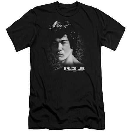 Bruce Lee - In Your Face - Premium Slim Fit Short Sleeve Shirt - (Best Way To Slim Your Face)
