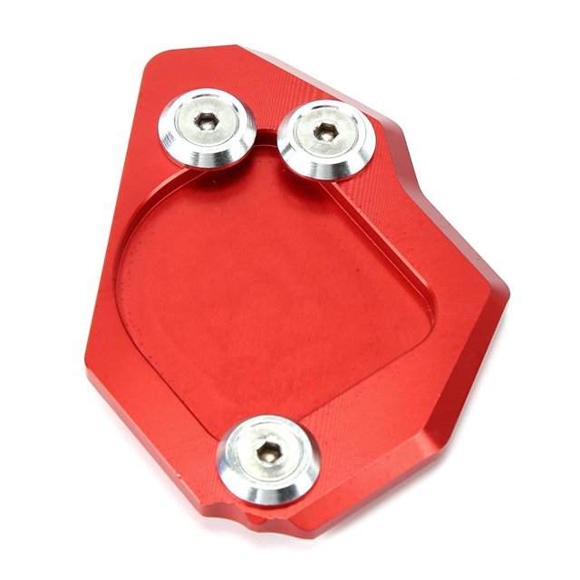Ampliador de soporte lateral, placa de soporte lateral de extensión de soporte lateral de pie de motocicleta optimizada para la excelencia